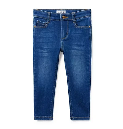 Skinny Jean Ocean Faded Wash