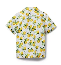 Lemon Poplin Shirt