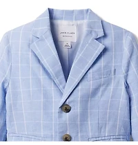 Tattersall Linen Blazer