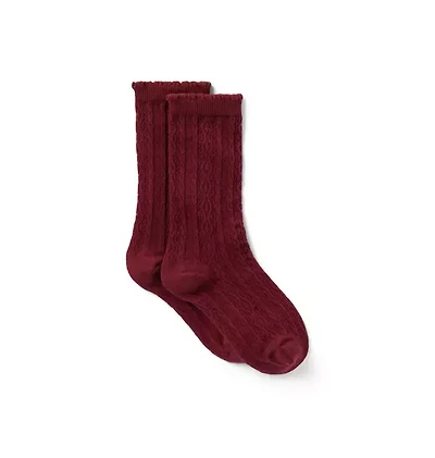 Cable Knit Sock