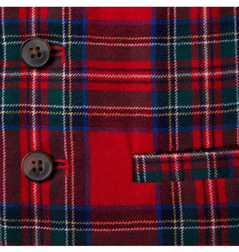 Plaid Suit Vest