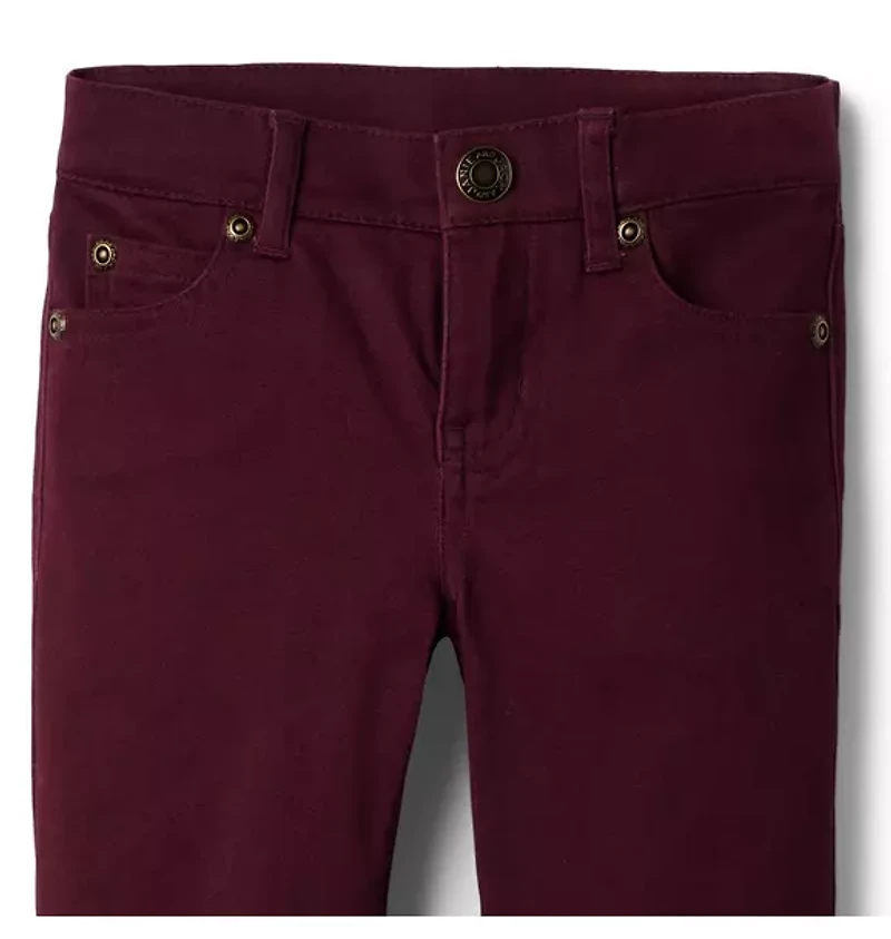 Sateen Straight Pant