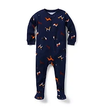 Baby Good Night Footed Pajama Dog Nights