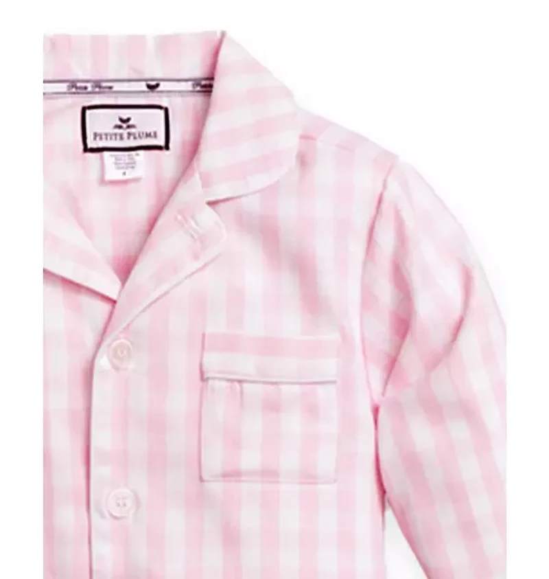 Petite Plume Gingham Pajama Set