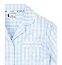 Petite Plume Women's Gingham Pajama Set