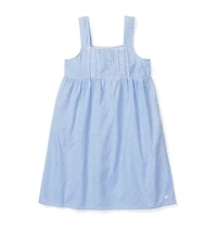 Petite Plume Women's Seersucker Charlotte Nightgown