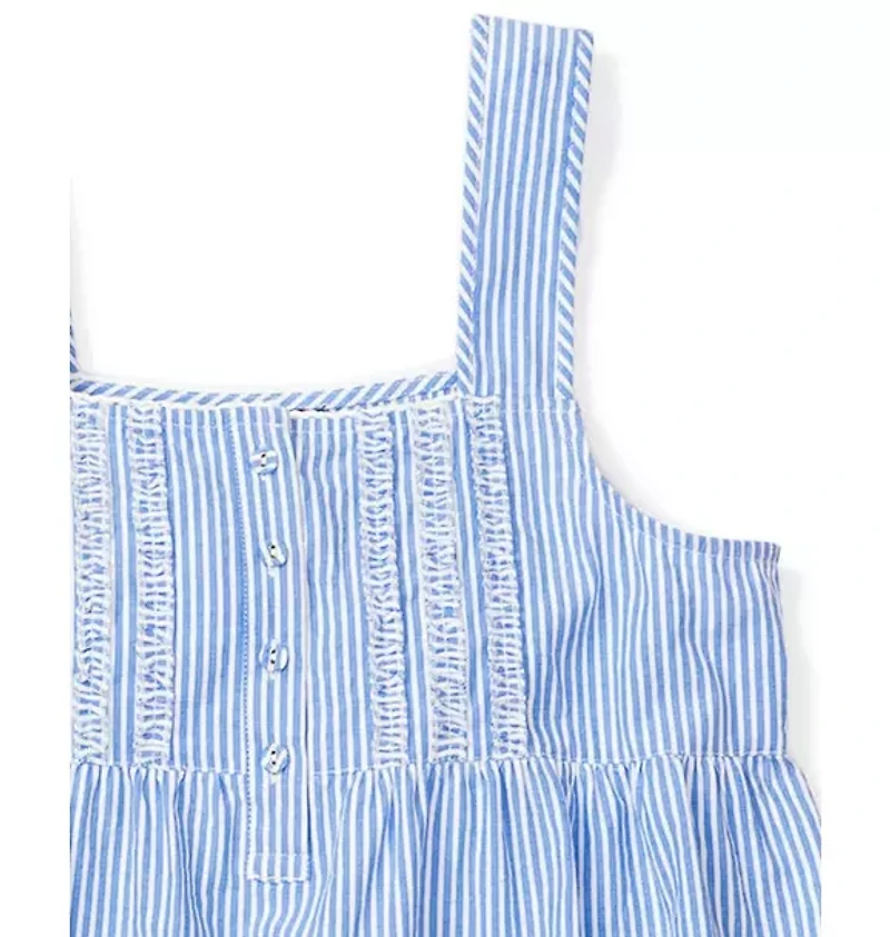 Petite Plume Women's Seersucker Charlotte Nightgown