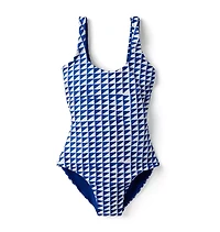 Dawne Florine Women's Reversible Tile Print Swimsuit