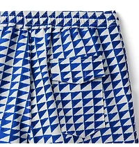 Dawne Florine Men's Tile Print Swim Trunk