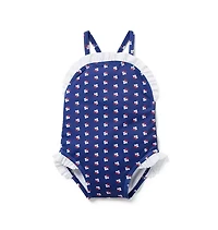 Baby Recycled Geo Floral Swimsuit