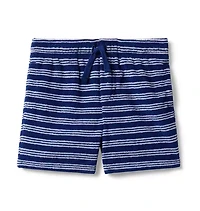 Striped Terry Pull-On Short