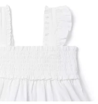 The Emily Seersucker Smocked Top