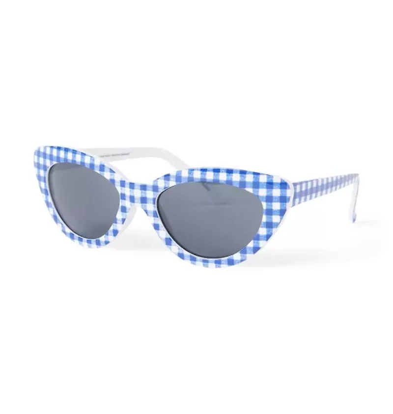 Gingham Cat Eye Sunglasses