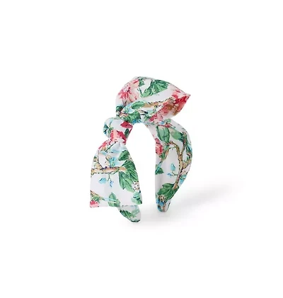 Tropical Floral Bow Headband