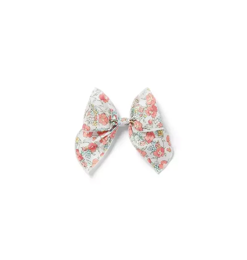 Floral Bow Barrette