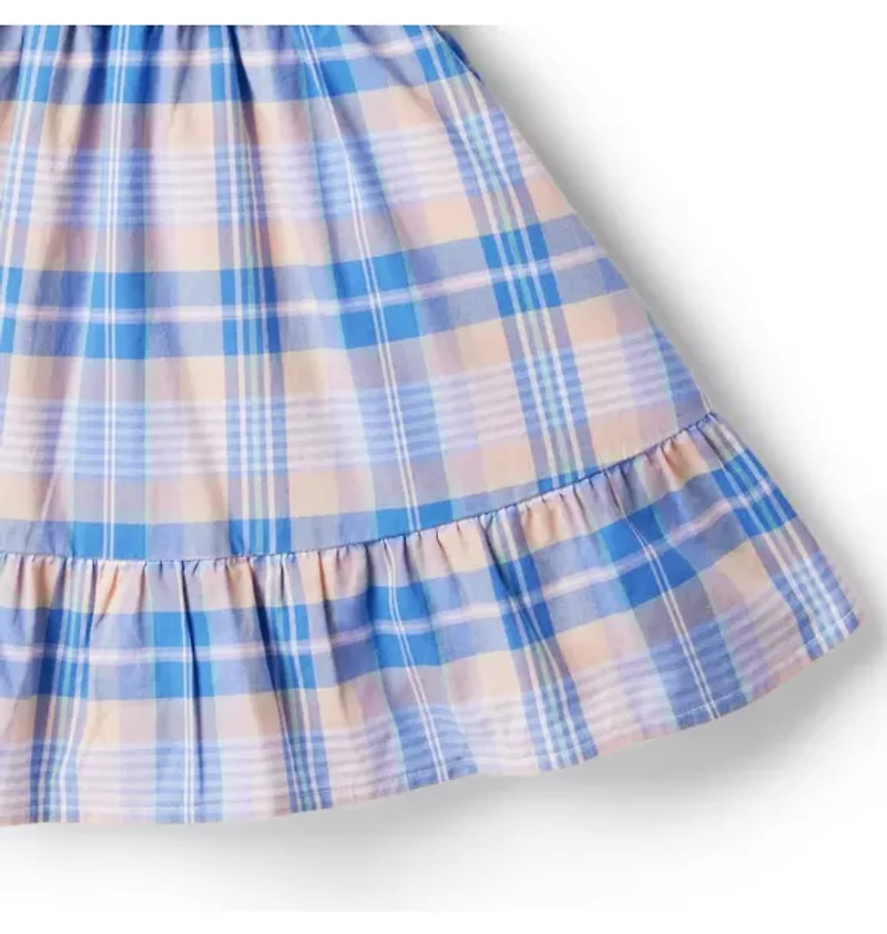 The Emily Plaid Smocked Sundress