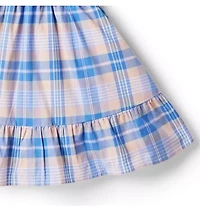 The Emily Plaid Smocked Sundress