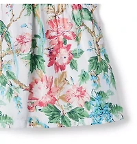 Tropical Floral Bow Top