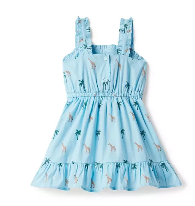 Giraffe Palm Sundress