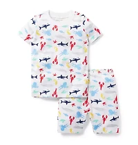 Good Night Short Pajamas Ocean Friends