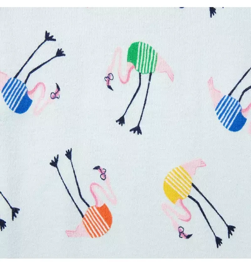 Good Night Short Pajamas Flamingo Friends