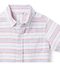 The Striped Linen-Cotton Shirt