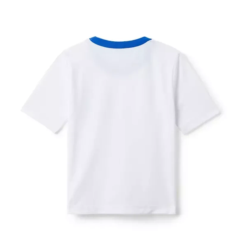 Recycled Colorblocked Rash Guard