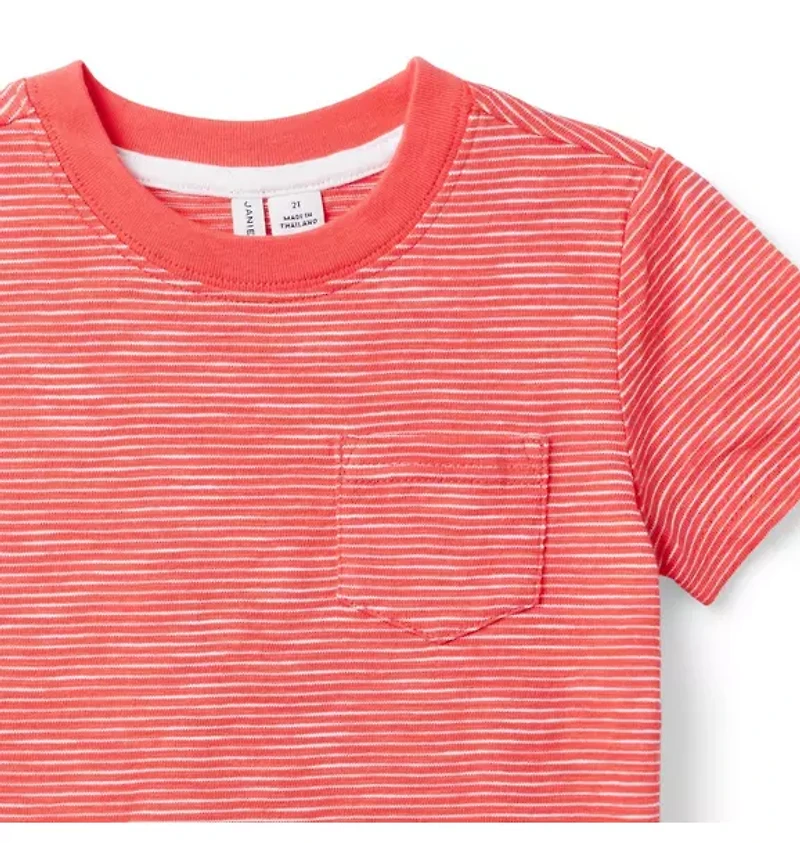 The Striped Slub Tee