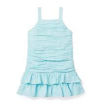 Linen Ruched Dress