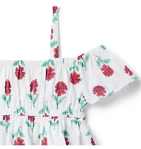 Floral Cold Shoulder Top