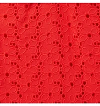 Eyelet Ruffle Dress