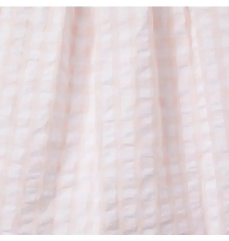 Gingham Seersucker Dress