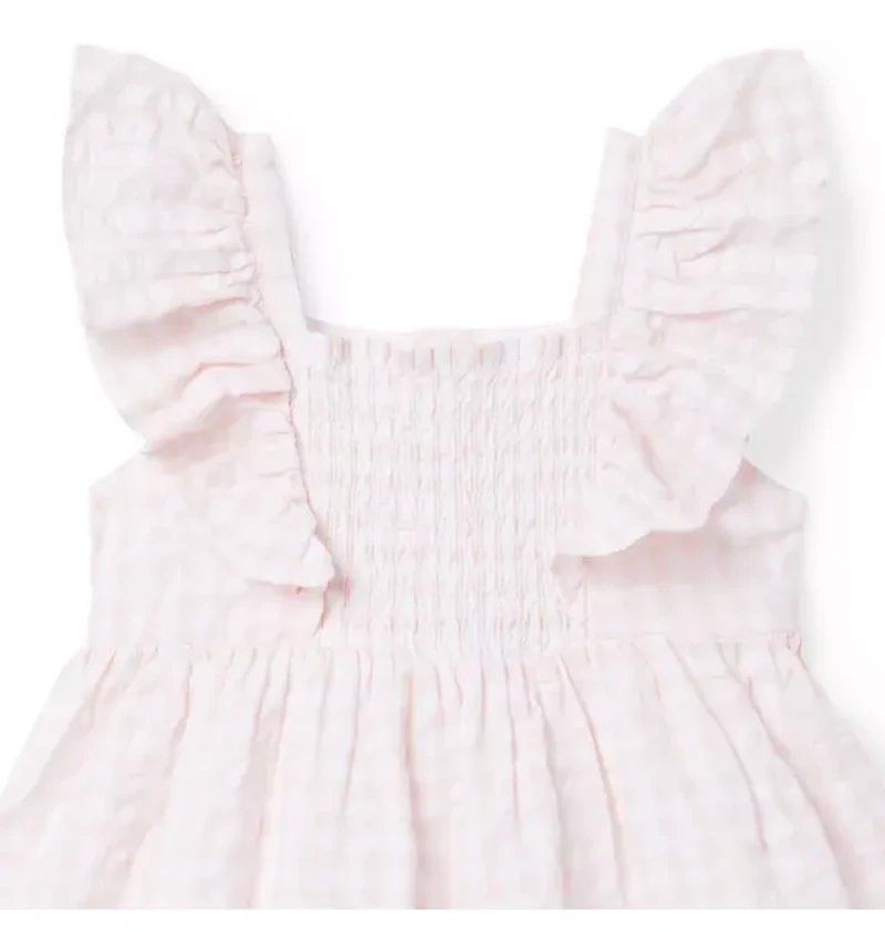 Gingham Seersucker Dress