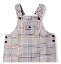 The Plaid City Baby Overall
