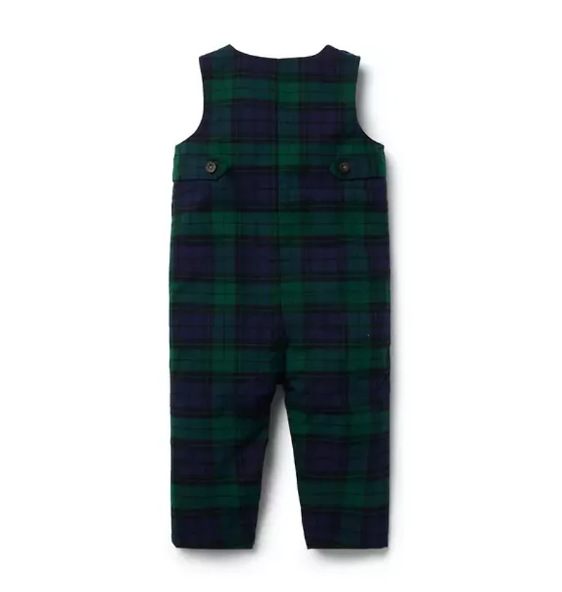 The Tartan Holiday Baby Overall