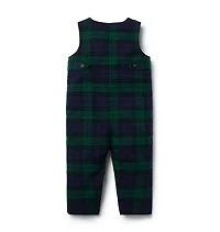 The Tartan Holiday Baby Overall