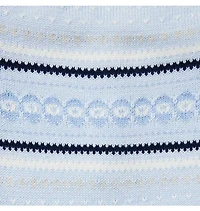 Baby Fair Isle Sweater Collared One-Piece