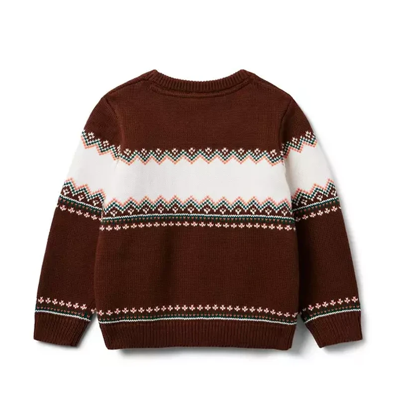 The Pumpkin Fair Isle Sweater