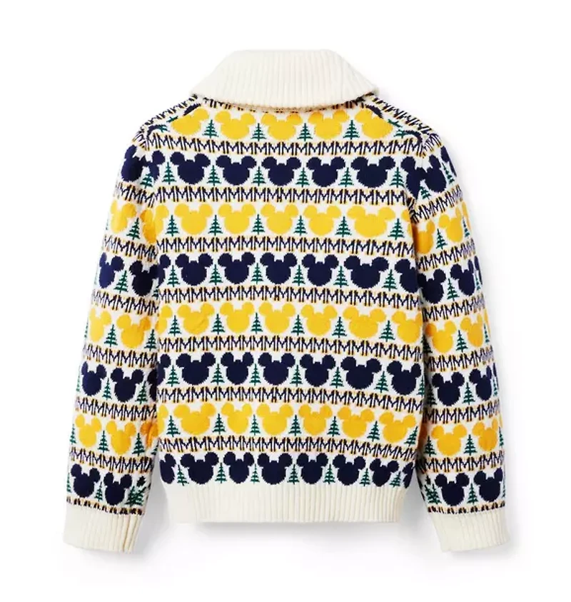 Disney Mickey Mouse Fair Isle Cardigan