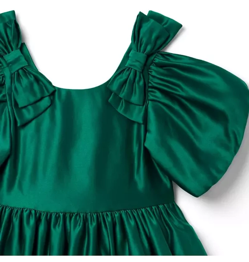 The Satin Holiday Dress