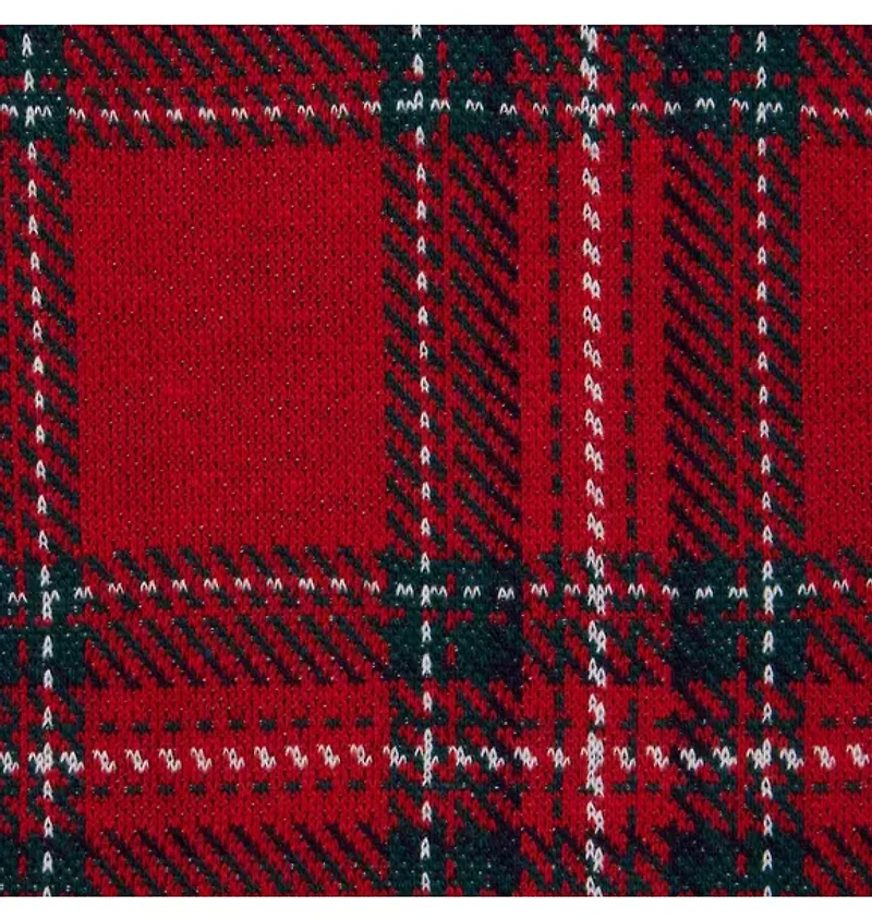 Tartan Ruffle Peplum Top