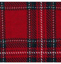 Tartan Ruffle Peplum Top
