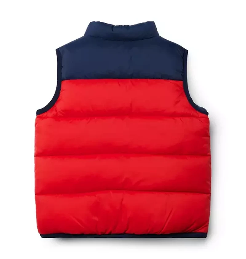 The Reversible Tartan Puffer Vest