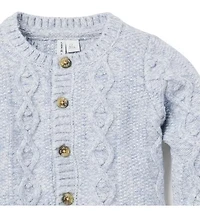 The Cozy Cable Knit Baby Cardigan