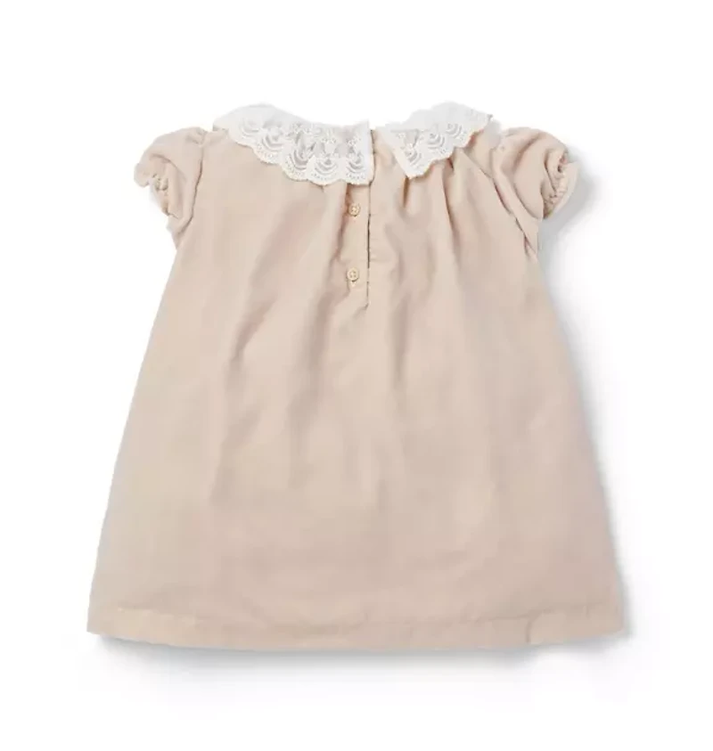 The Festive Velvet Baby Dress
