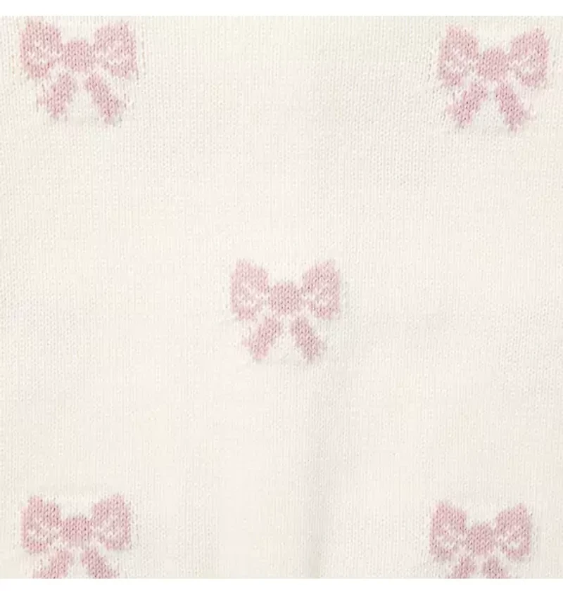 Baby Bow Collared Cardigan