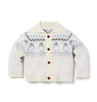 Baby Fair Isle Penguin Cardigan