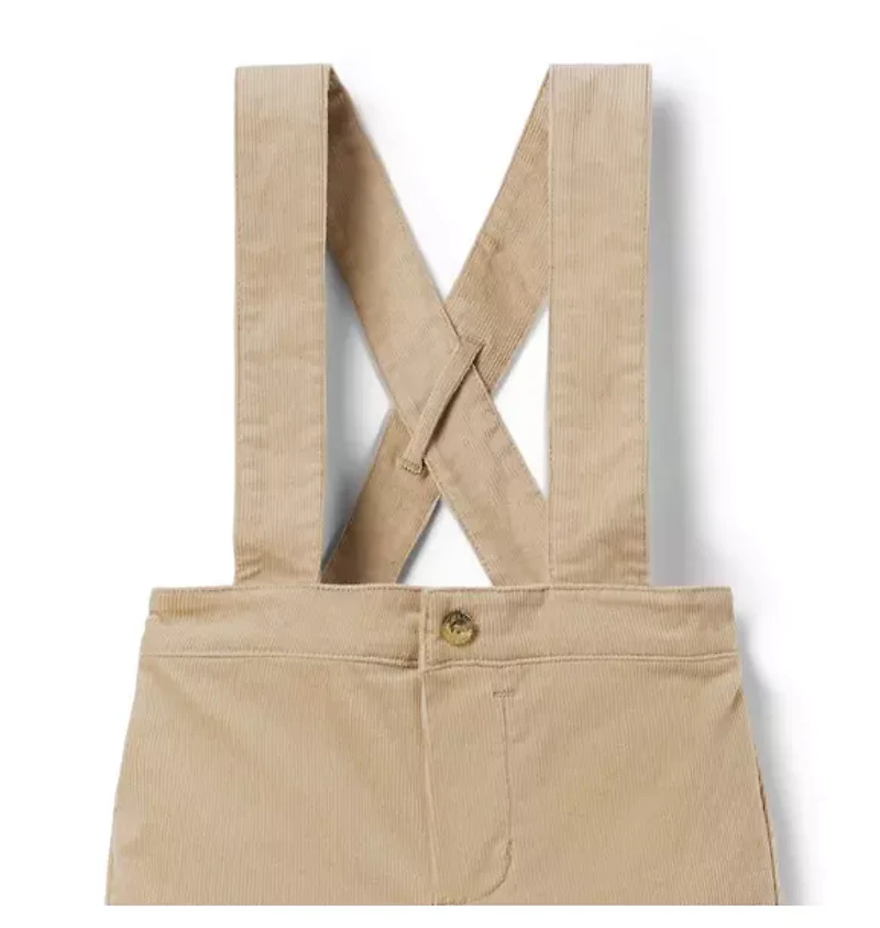 Baby Corduroy Suspender Pant