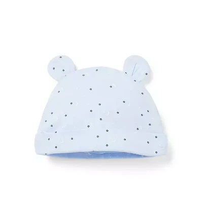Baby Moon And Stars Bear Ear Beanie