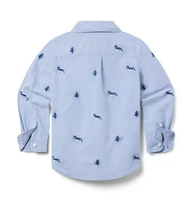 The Embroidered Oxford Shirt
